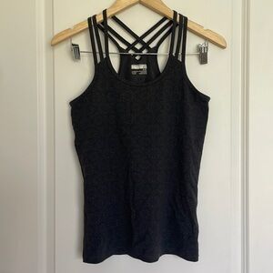Marmot Women’s Strappy Athletic Patterned Tank Top  Black M